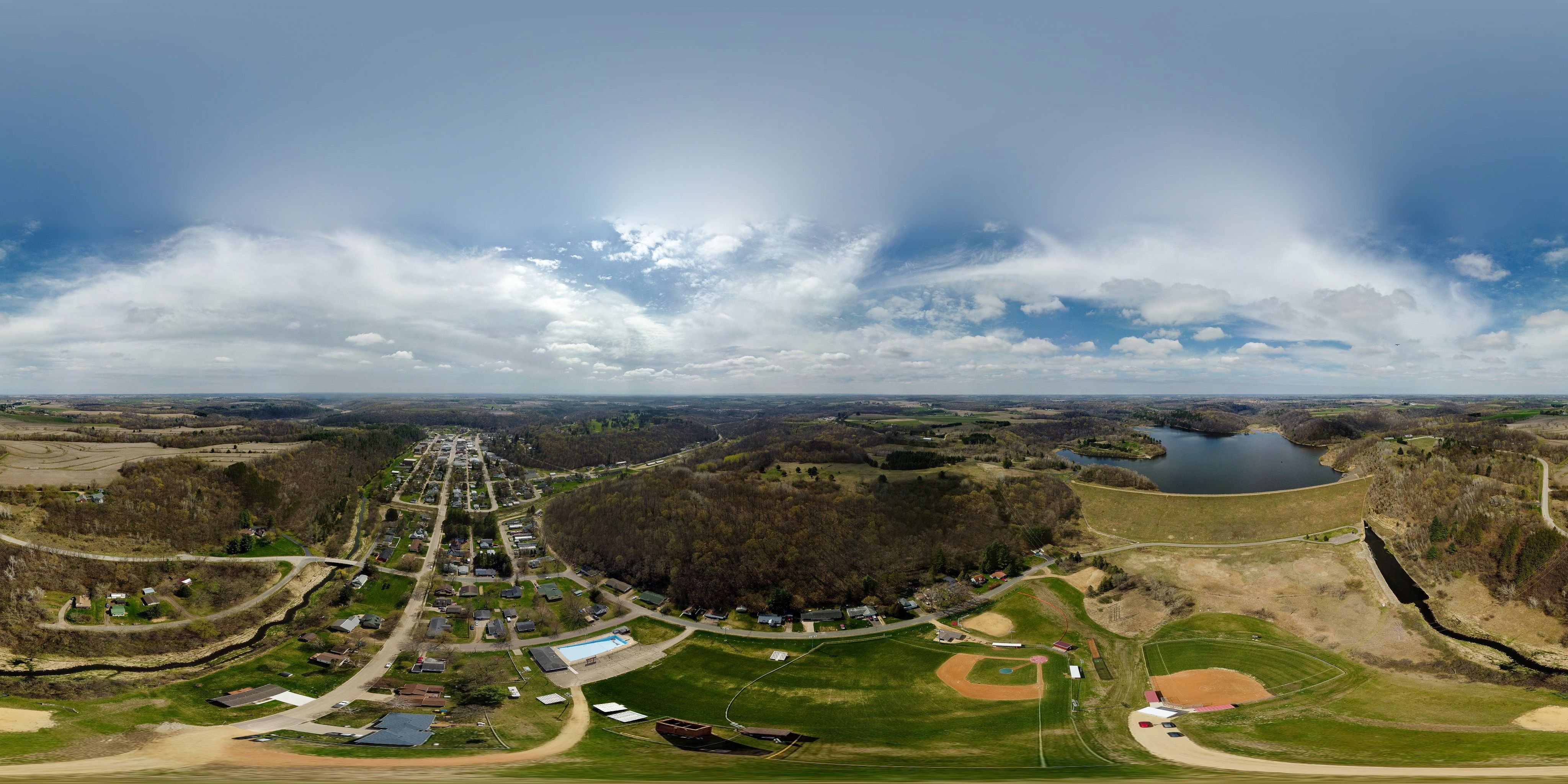 Eau Galle Recreation Area and Earthen Dam Spring Valley WI